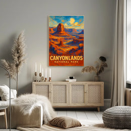 Canyonlands National Park Poster Wall Art Landscape