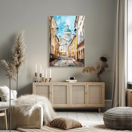 Finland Helsinki Cathedral Street View Poster