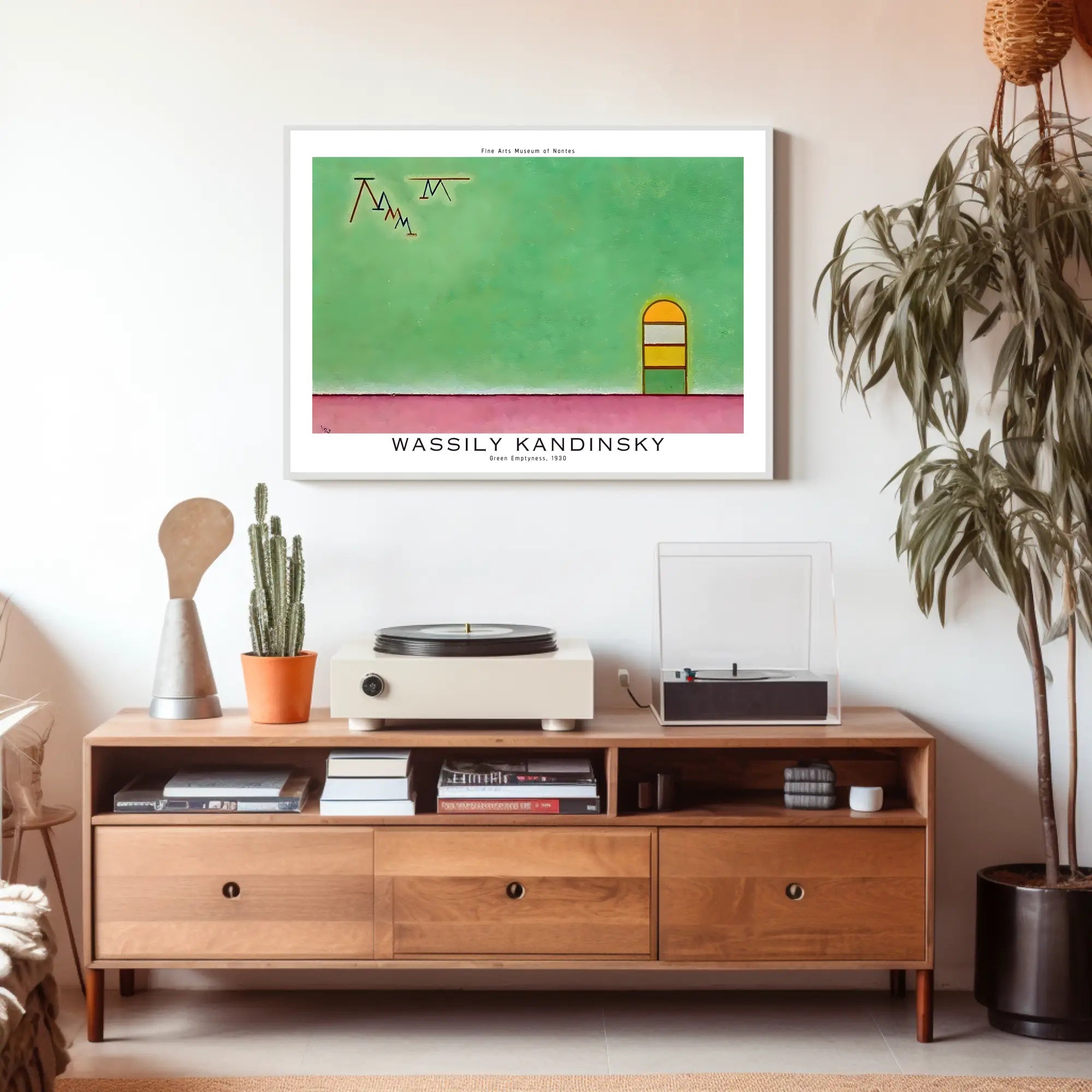 Wassily Kandinsky Green Emptiness Poster