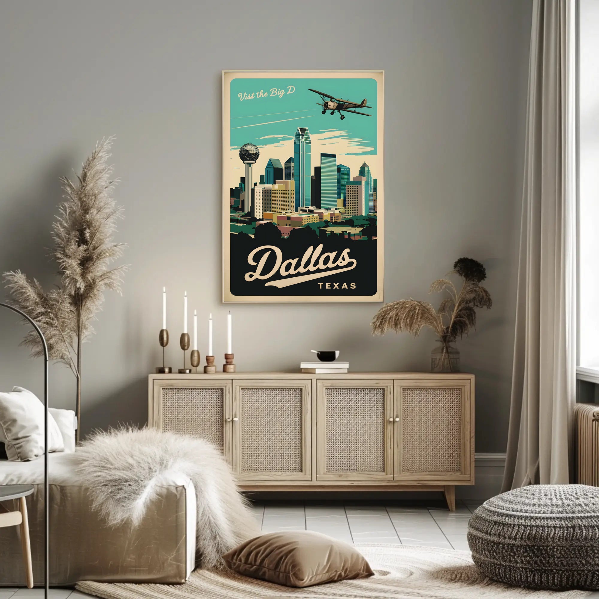 Visit Dallas, Texas Poster
