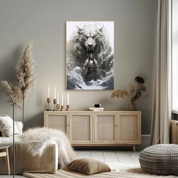 Warrior And The White Tiger Poster