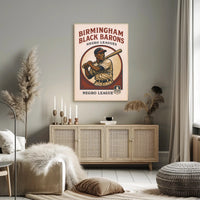 Birmingham Black Barons Negro Leagues Poster PosterGoat