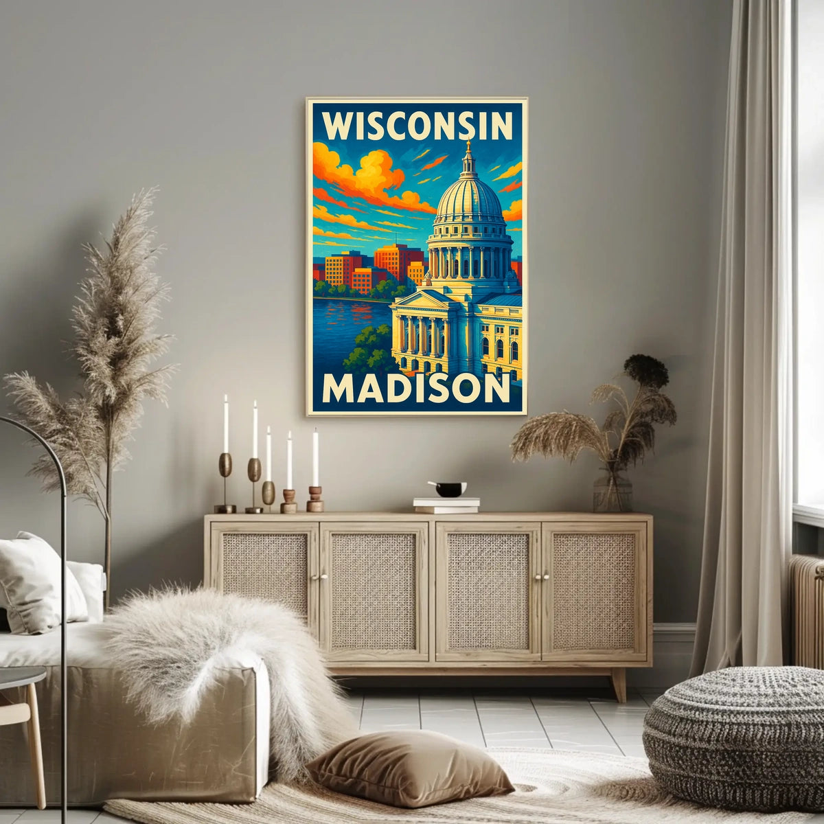 Wisconsin Capitol in Madison Poster