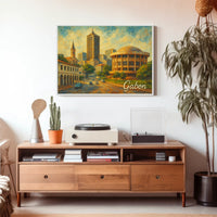 Gabon Cityscape Poster