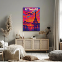 Fly To Paris Poster