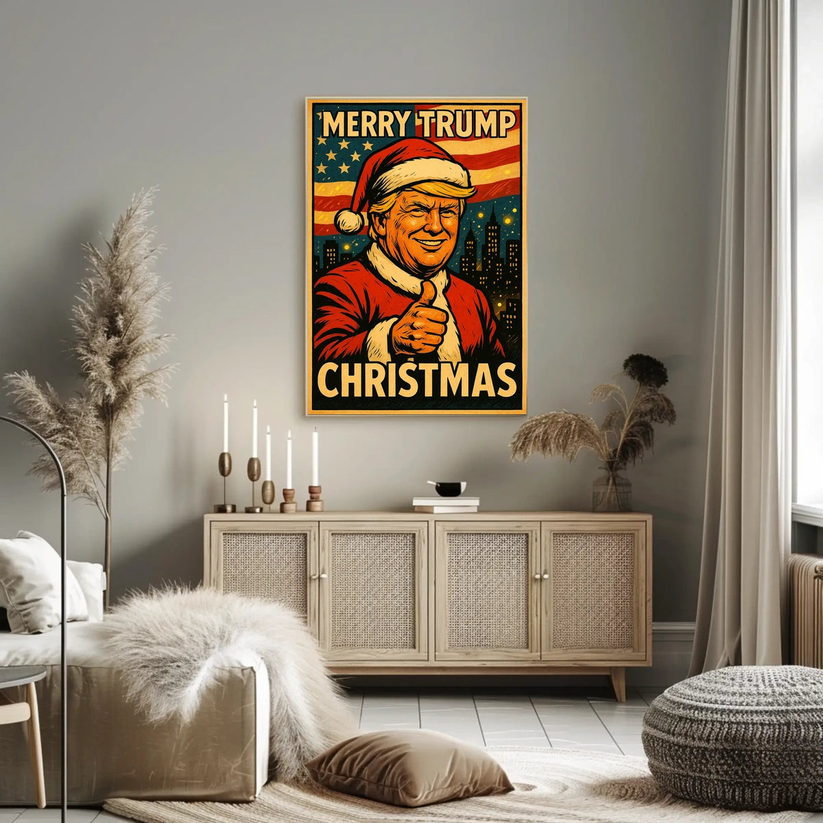 Merry Trump Christmas Poster