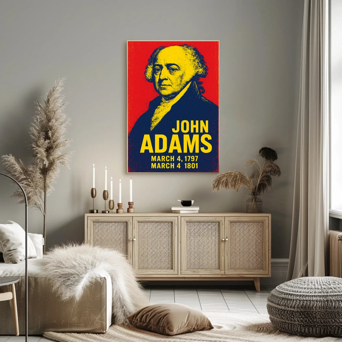 John Adams 2Nd President Poster