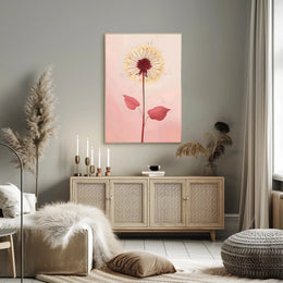 Dandelion Botanical Poster Wall Art Print