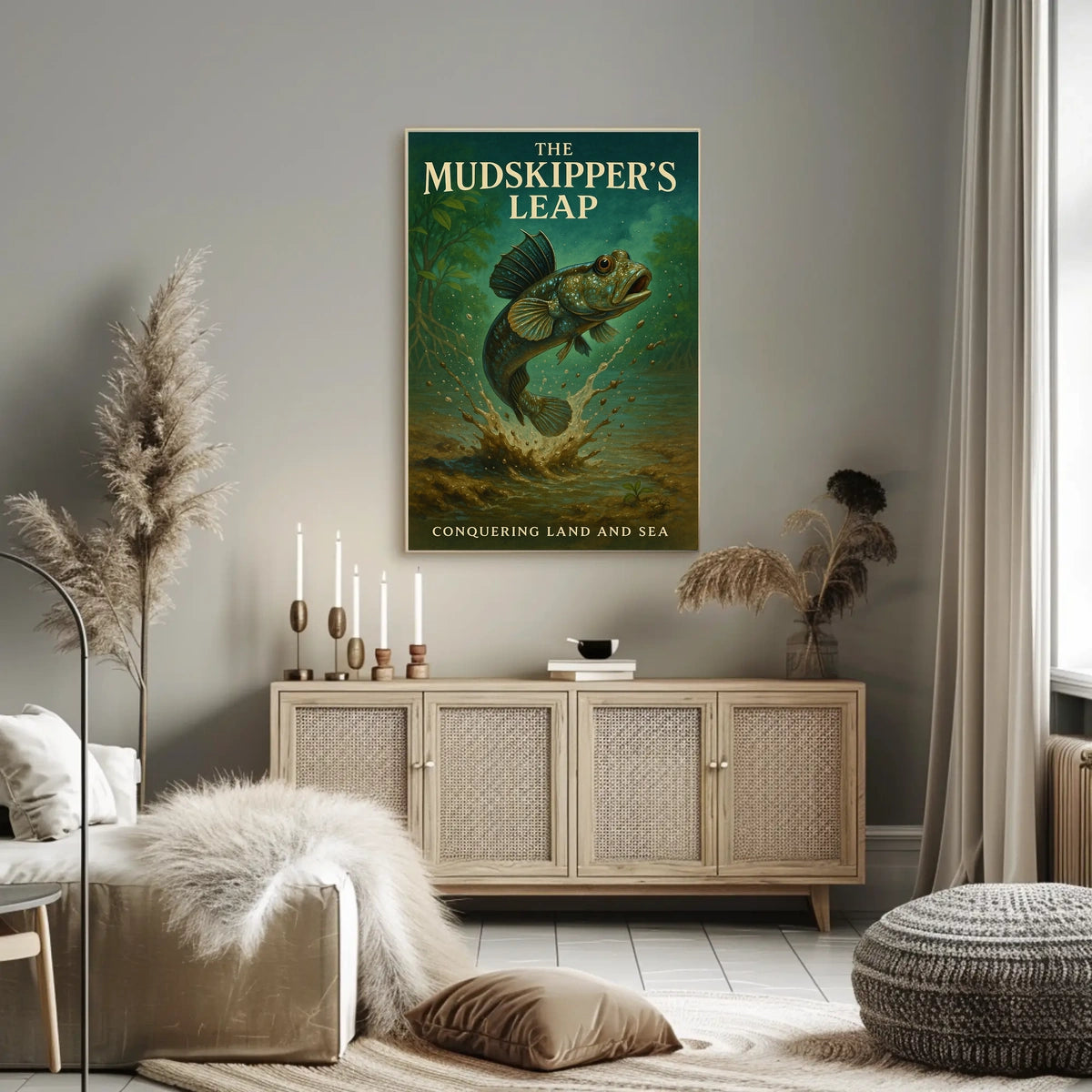 The Mudskippers Leap Poster
