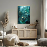 Enchanting Atlantis Fantasy World Poster PosterGoat