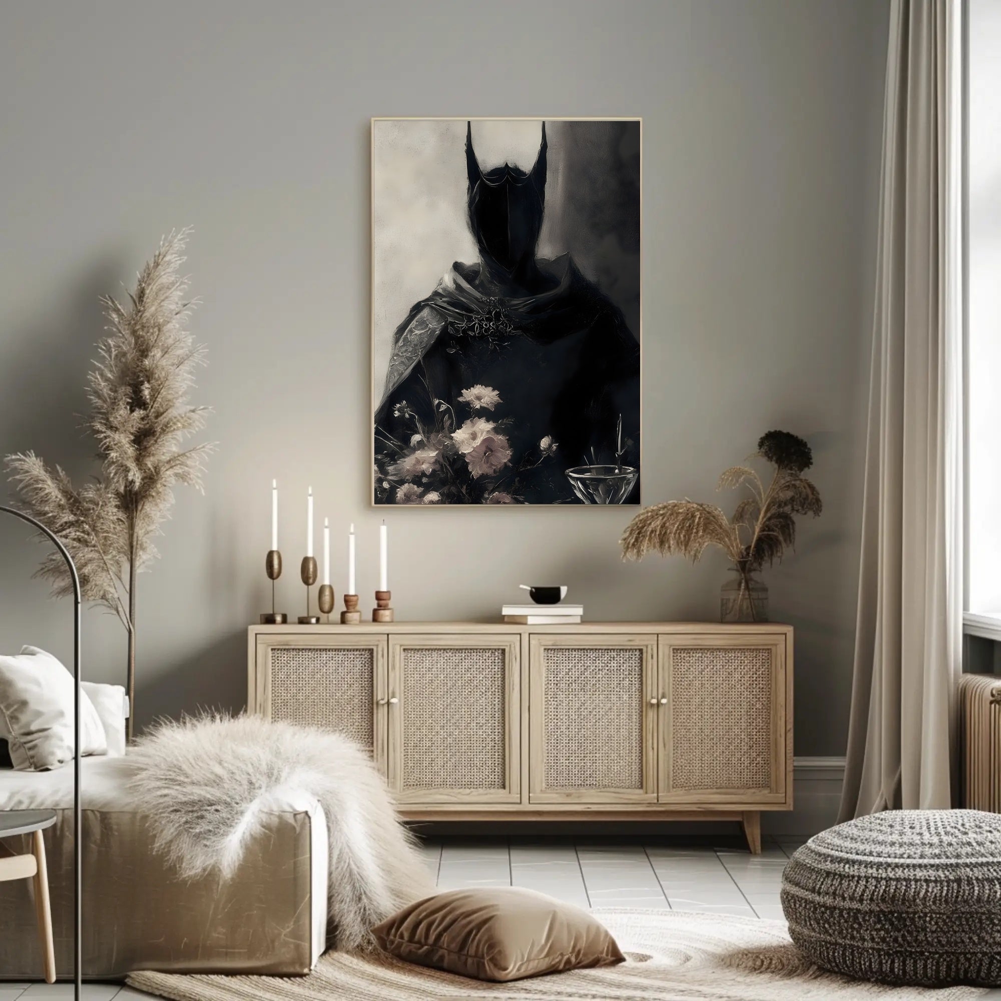 Knight in Mysterious World Fantasy or Mythology Poster PosterGoat