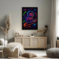 Cosmic Capybara Adventure Poster