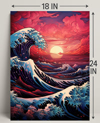 Waves Of Color Poster PosterGoat