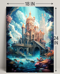 Enchanted Castle By The Sea Poster