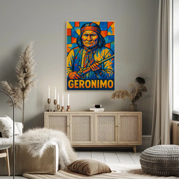 Geronimo Vibrant Tribute Poster