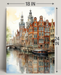 Reflections Of Amsterdam Poster