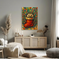 Holiday Hedgehog Surprise Poster