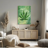 Abstract Geometric Shapes Art Poster