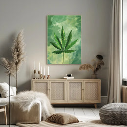 Abstract Geometric Shapes Art Poster
