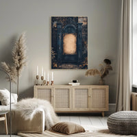 Gothic Mysterious Art Print with Ornate Ironwork Poster