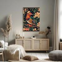 Mandarin Duck Delight: Nature's Beauty Animal Poster