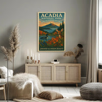 Acadia National Park Nature Serenity National Park Poster