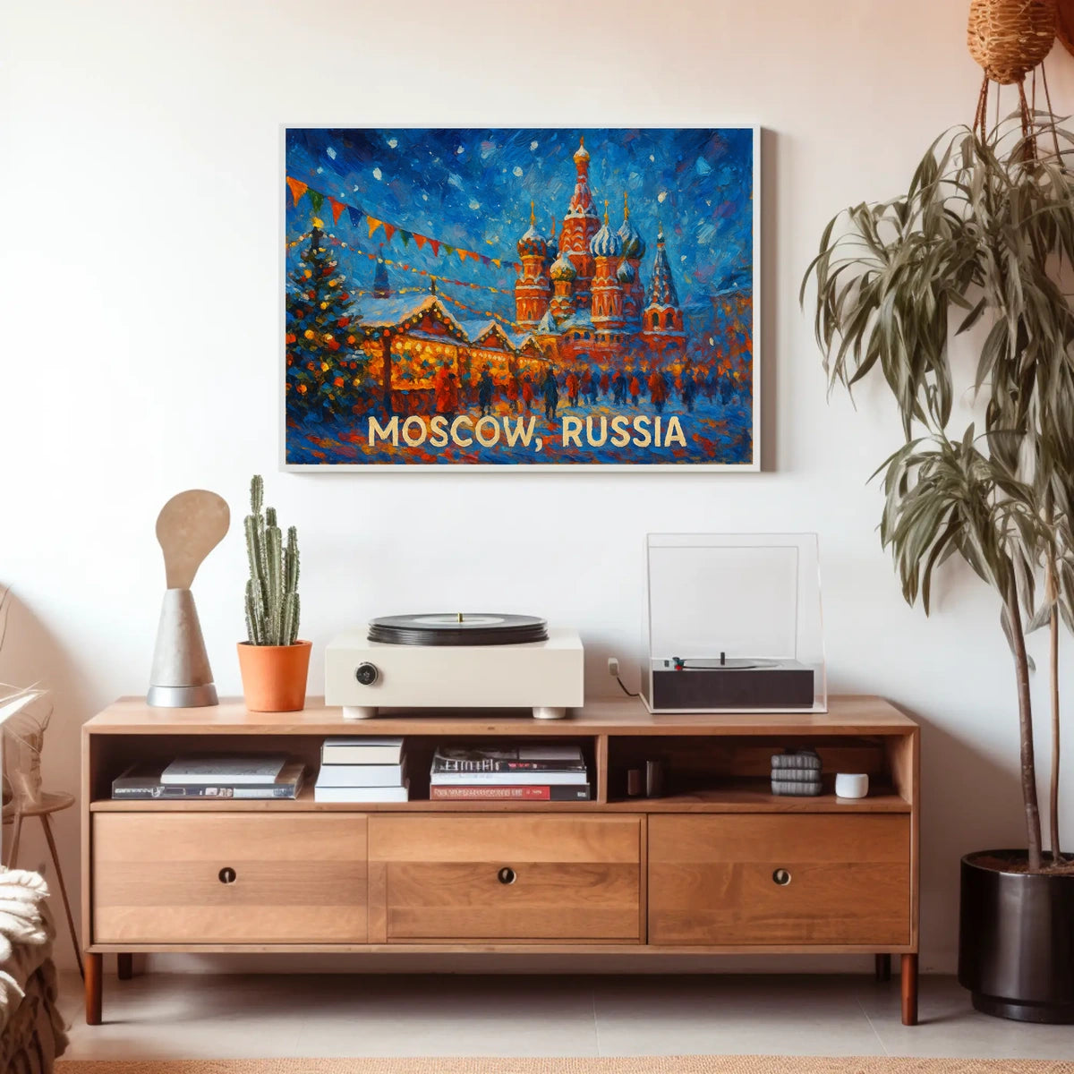 Moscow, Russia Winter Wonderland Poster