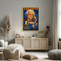 Albert Einstein Theory Of Relativity Poster