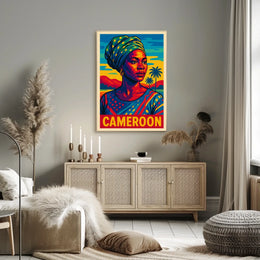 Cameroon Portrait Poster