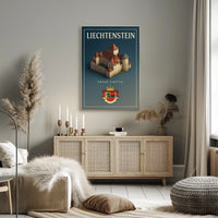 Liechtenstein Vaduz Castle Poster