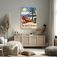 Escape To The French Riviera Poster