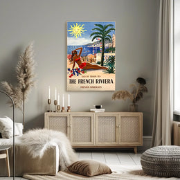 Escape To The French Riviera Poster