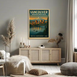 Vancouver, Washington Evergreen Gateway Poster