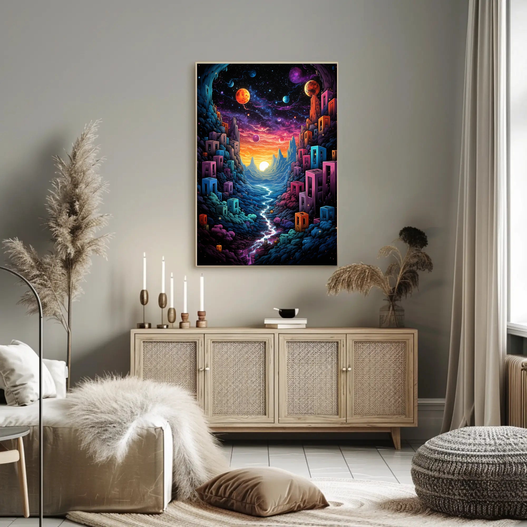 Cosmic Dreamscape Poster PosterGoat