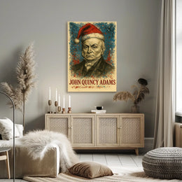 John Quincy Adams 6th President of the United States Christmas SeriesPoster