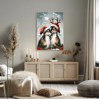 Festive Woodland Friends Poster