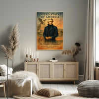 PUNITED ‘ATES Satirical American Culture Poster