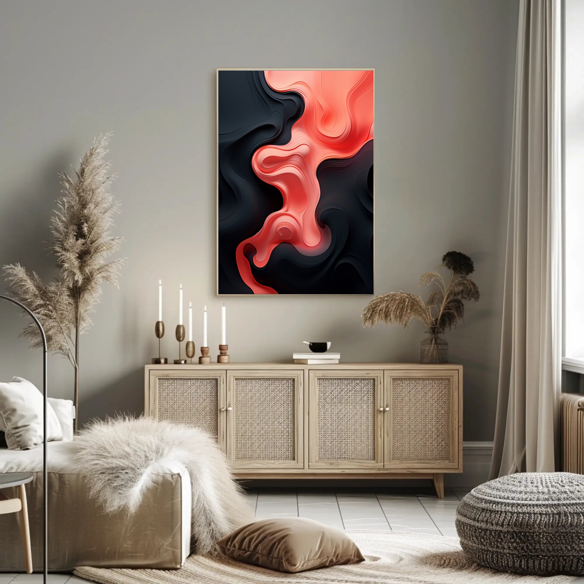 Fluid Abstraction Abstract Poster