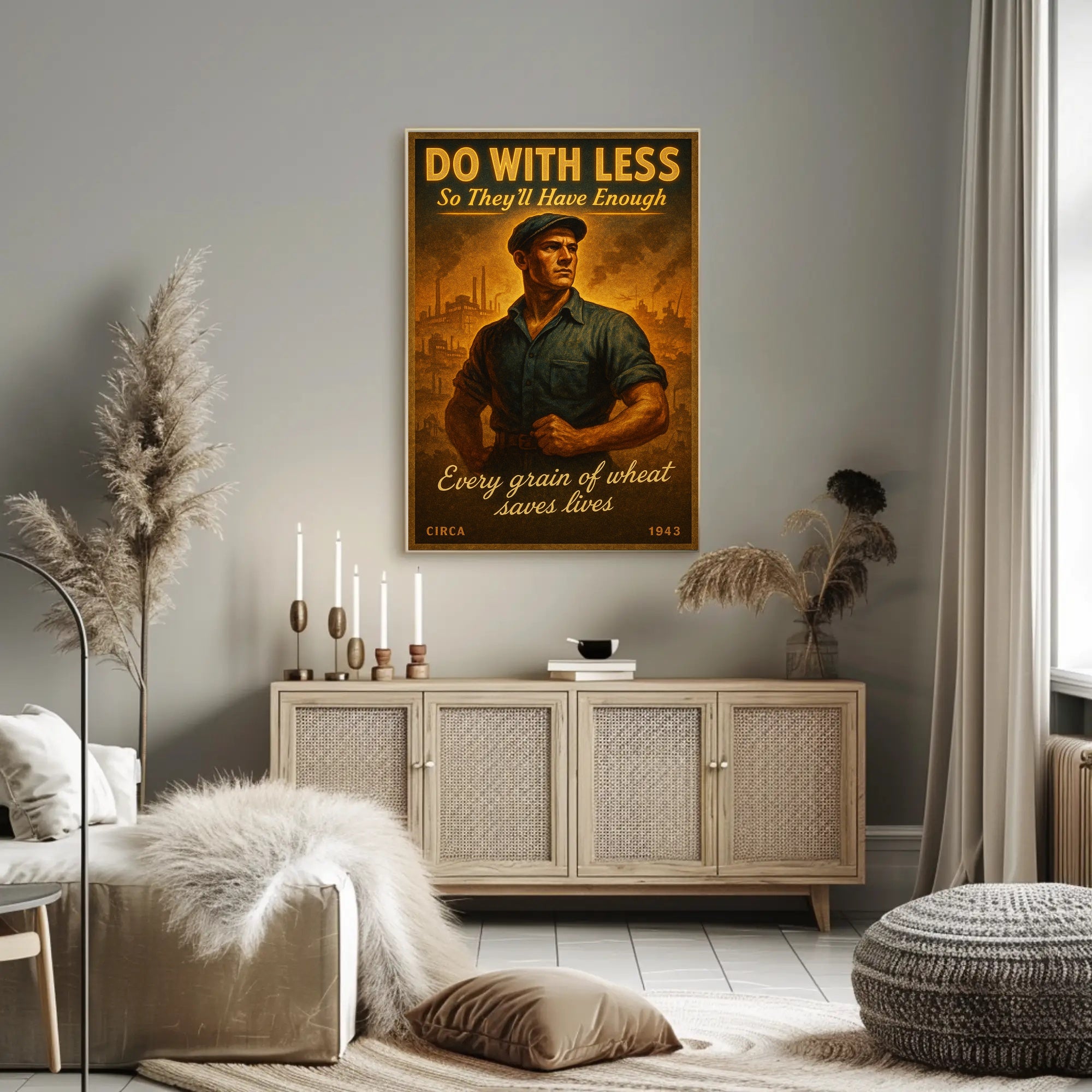 Wartime Conservation Effort Poster