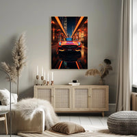 Urban Elegance on Wheels Poster PosterGoat