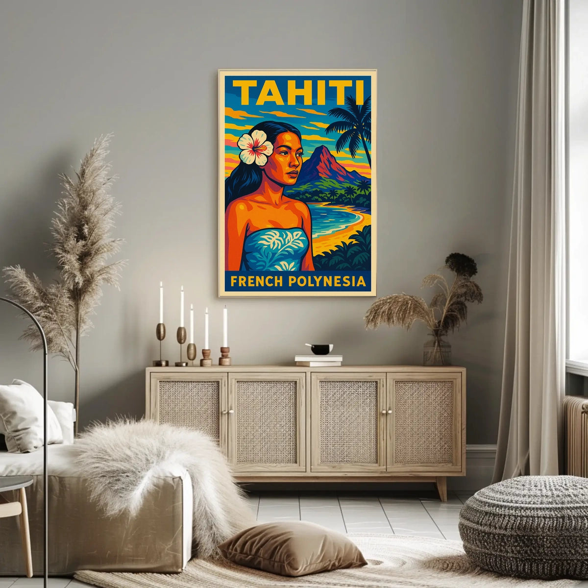 Tahiti French Polynesia Poster