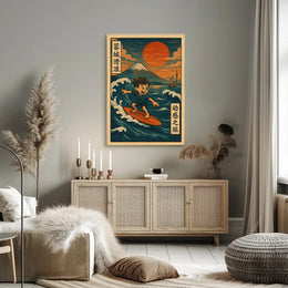 Surfing Adventure Poster