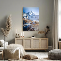 Majestic Mountain Trek Poster