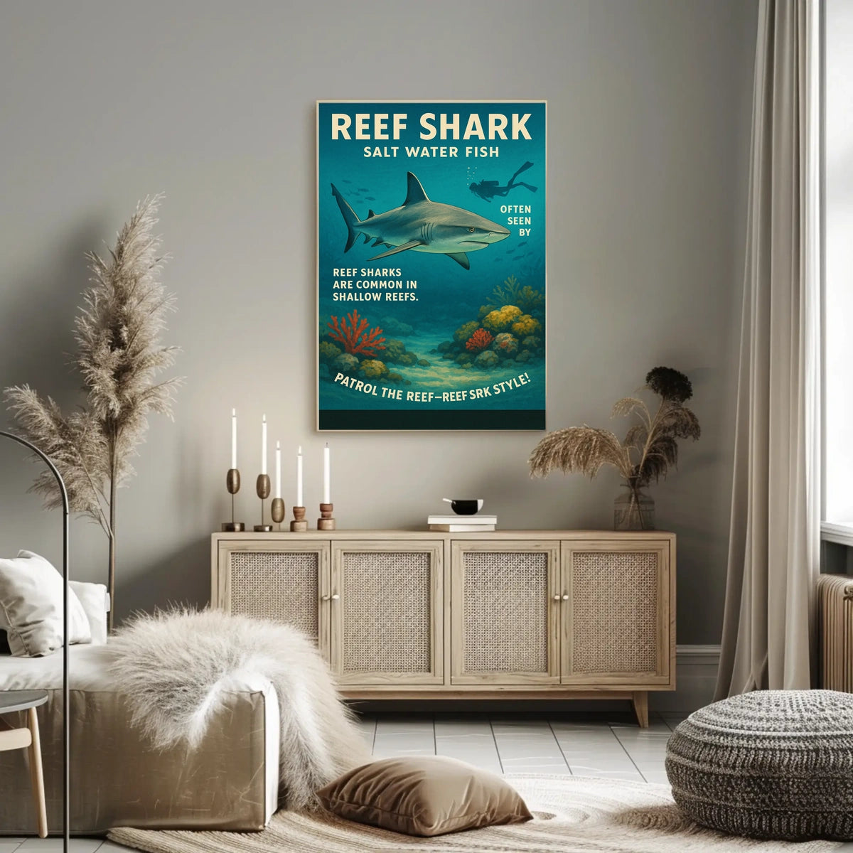 Reef Shark Guardians of the Shallow Reefs Poster
