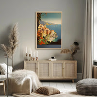 Coastal Townscape Poster