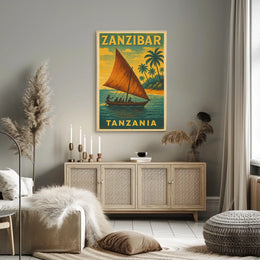 Zanzibar Travel Poster