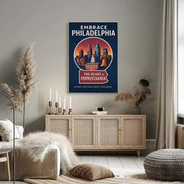 Embrace Philadelphia Poster PosterGoat