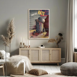 Rats and Waste Management Educational or Infographic Poster PosterGoat