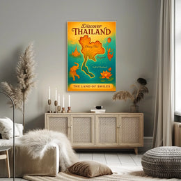 Thailand Travel Landmarks Culture Posters Poster