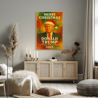 Merry Christmas Trump Holiday Political or Propaganda Poster